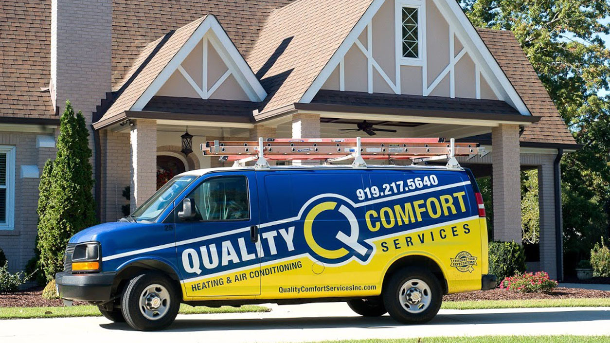 Quality Comfort Services Inc truck